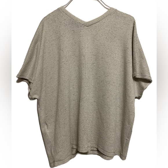 DKNY Body Fabric Blouse, Olive Green/Beige, Medium - Picture 2 of 3